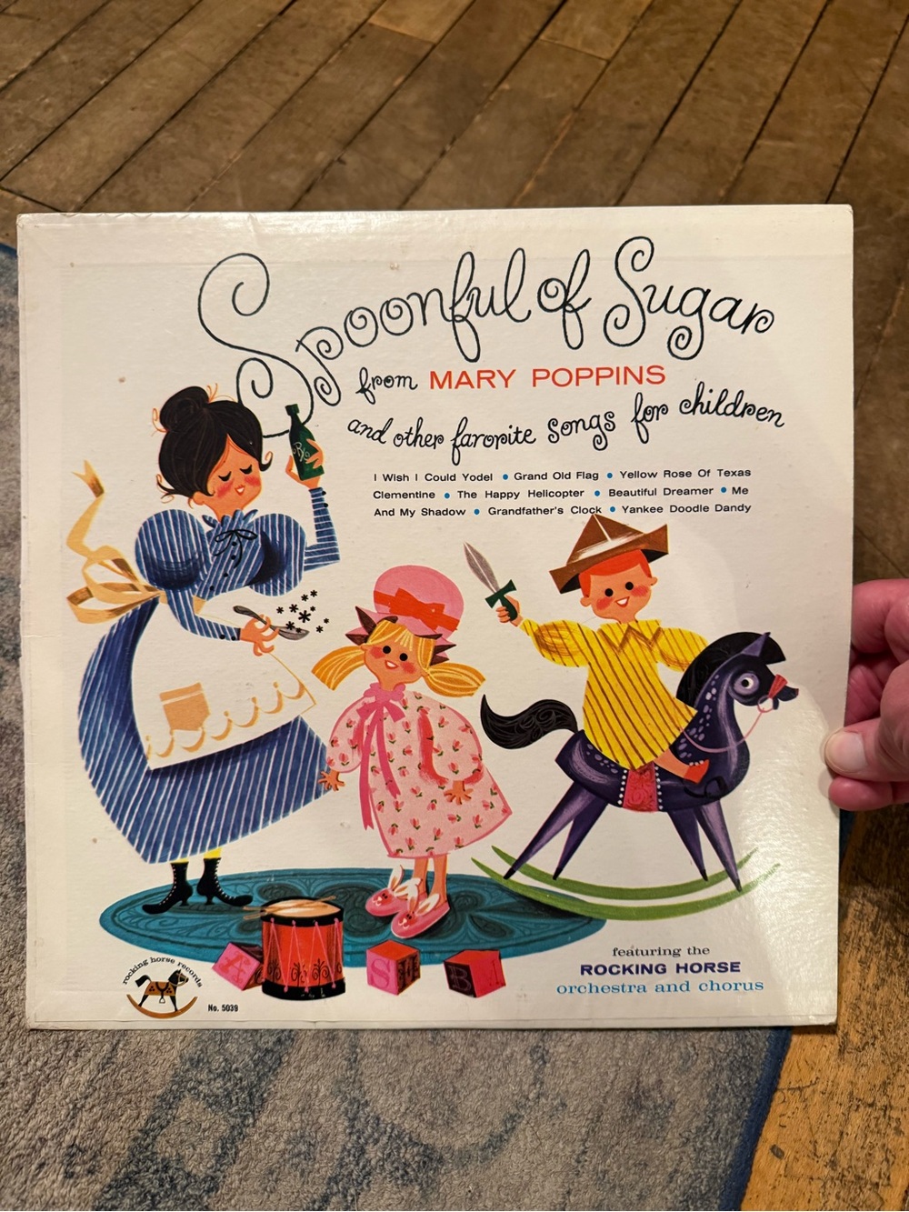 Mary Poppins movie A Spoonful of Sugar 1960s 45rpm record from Peter Pan Records